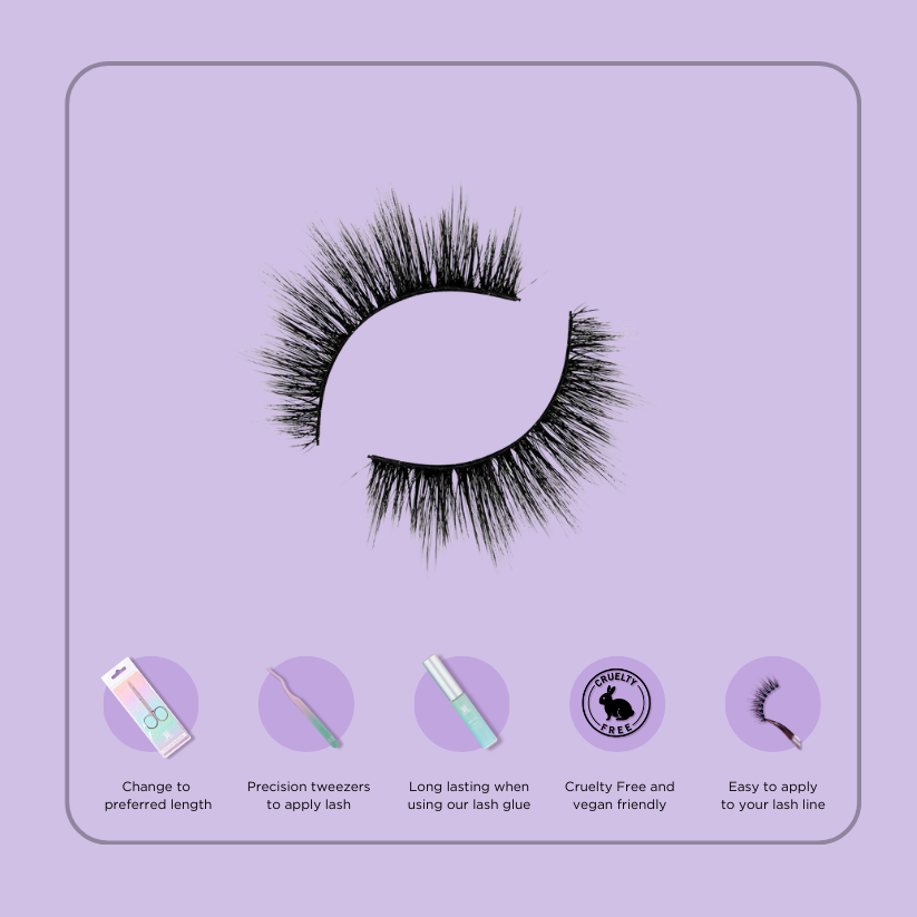 Dainty (Professional) 3D Vegan Lashes #D1