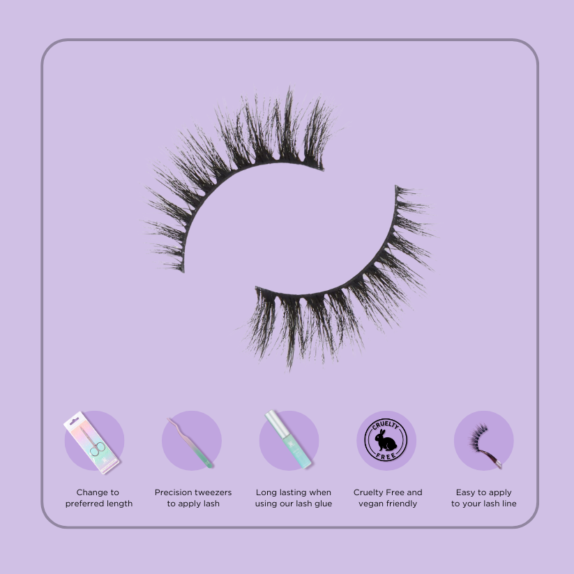 ESSENTIALS 5 PAIR PACK VEGAN LASHES #ELSIE