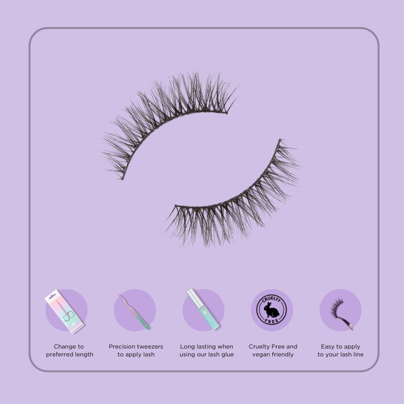 ESSENTIALS 5 PAIR PACK VEGAN LASHES #HARLEY