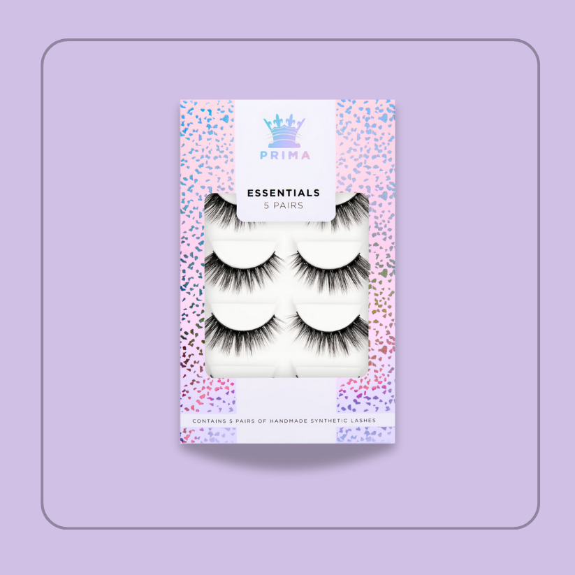 Essentials 5 Pair Pack Vegan Lashes #Lilly