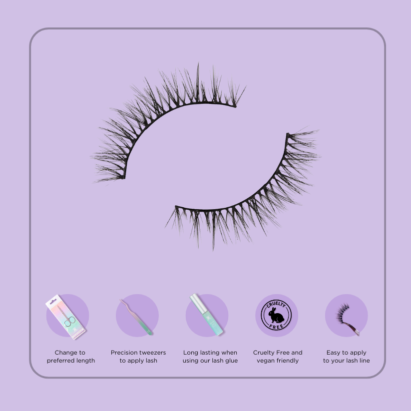 ESSENTIALS 5 PAIR PACK VEGAN LASHES #POPPY