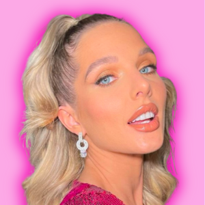 helen flanagan wearing prima lashes