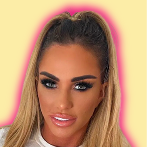 katie price wearing prima lashes