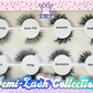 8 Pair Demi Half (1/2) Lash Collection Vault