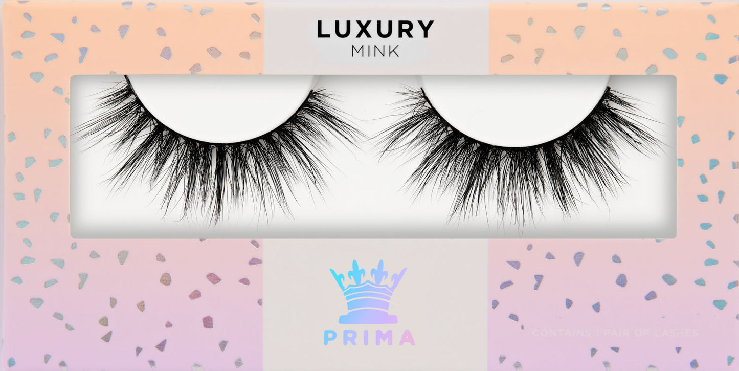 Luxury Mink strip Lashes #Angelic (3D)