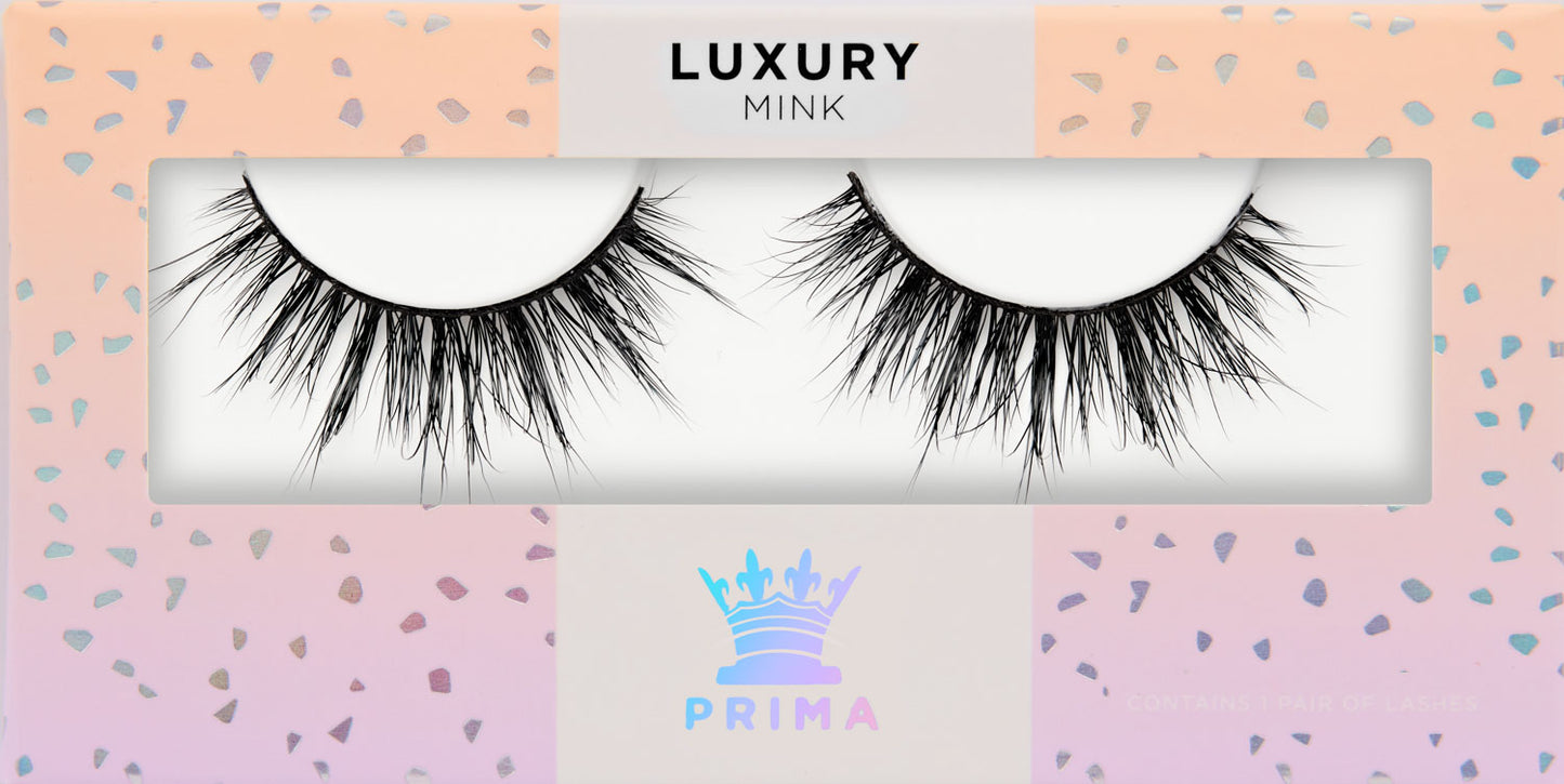 Luxury Mink strip Lashes #Crank (3D)