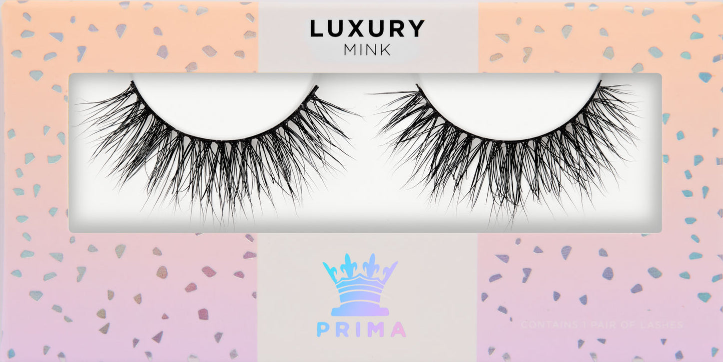 Luxury Mink strip Lashes #Iced (3D)