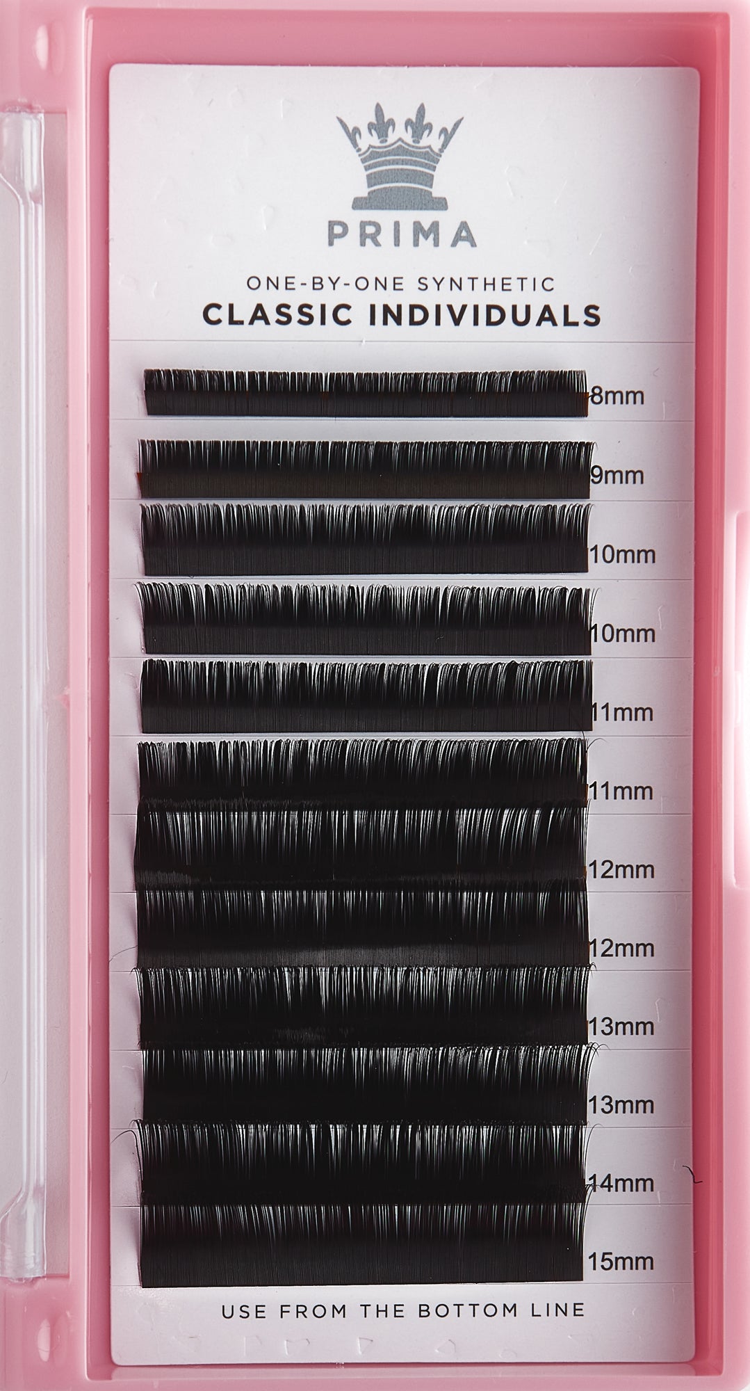 Variable fan Russian Lash Tray Mixed Length (All Curls)