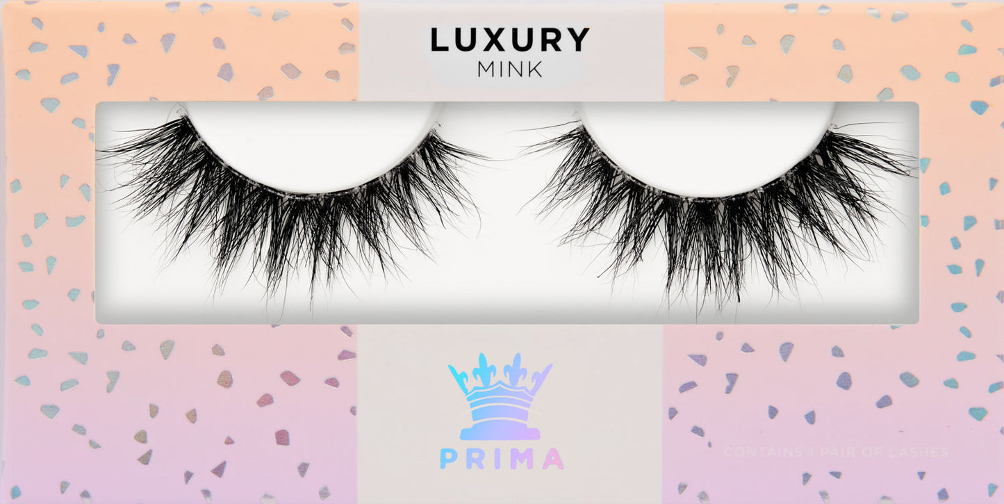 Luxury Mink strip Lashes #Peachy (3D)