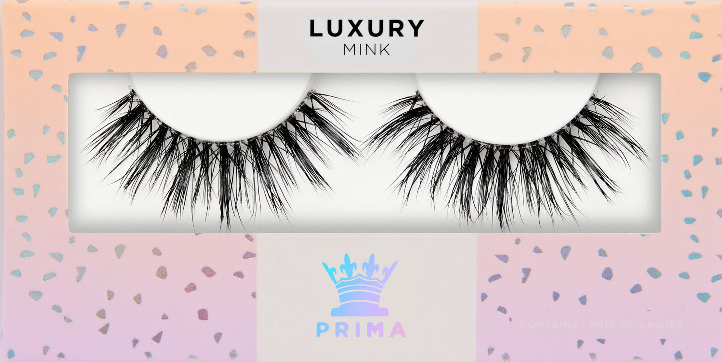 Luxury Mink strip Lashes #Savage (3D)